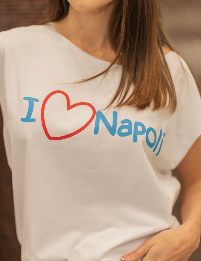 T+ART TSHIRT  I LOVE NAPOLI
