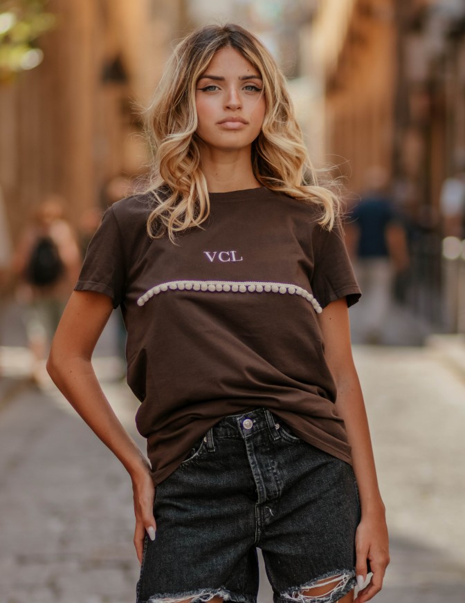 VICOLO TSHIRT  VCL PON PON