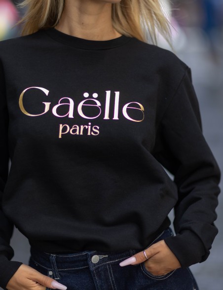 GAELLE FELPA  LOGO GOLD