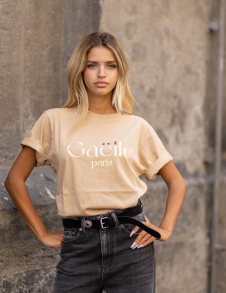 GAELLE TSHIRT  LOGO GOLD