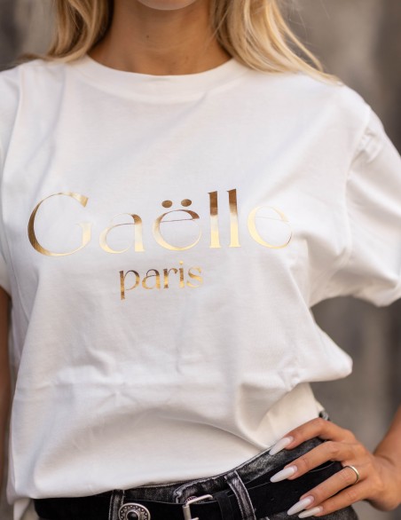 GAELLE TSHIRT  LOGO GOLD