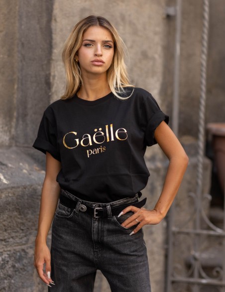 GAELLE TSHIRT  LOGO GOLD