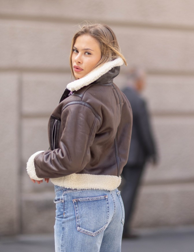 ONLY GIUBBOTTO  AVIATOR CROP