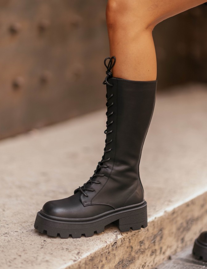 ONLY SCARPE  STIVALI LACE UP