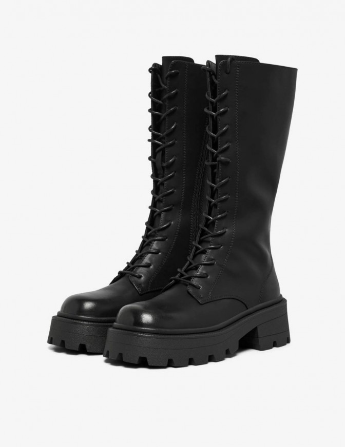 ONLY SCARPE  STIVALI LACE UP