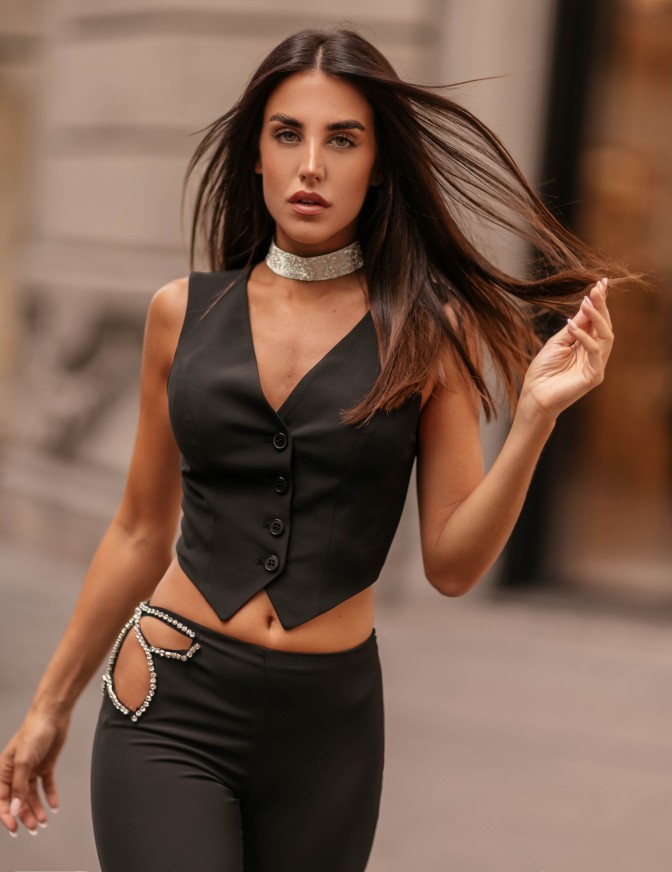 FATALE GILET  CORTO