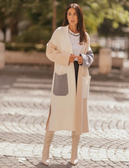 VICOLO CAPPOTTO  COLOR BLOCK