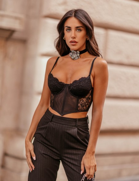 ONLY TOP  CROP PIZZO