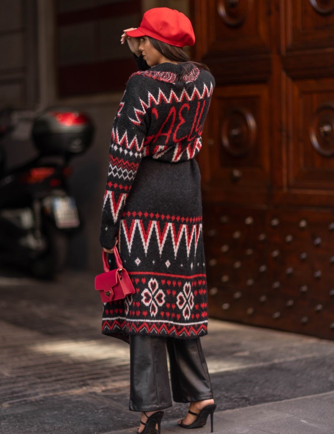 GAELLE CARDIGAN  LUNGO GAELLE