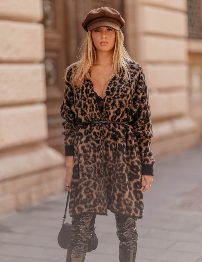 VICOLO CARDIGAN  LEO CINTURA