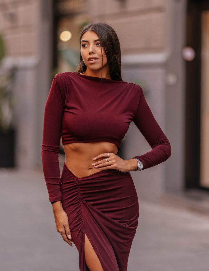 HAVEONE TOP  CROP COORDINATO