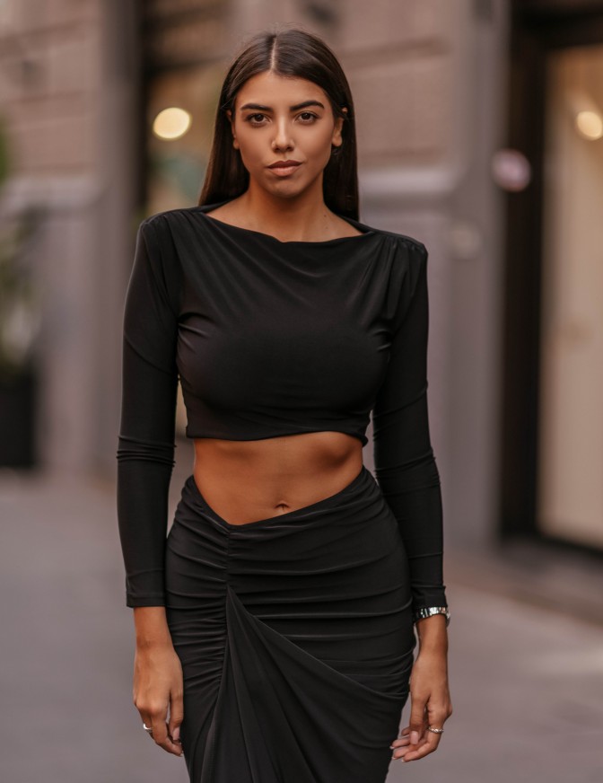HAVEONE TOP  CROP COORDINATO