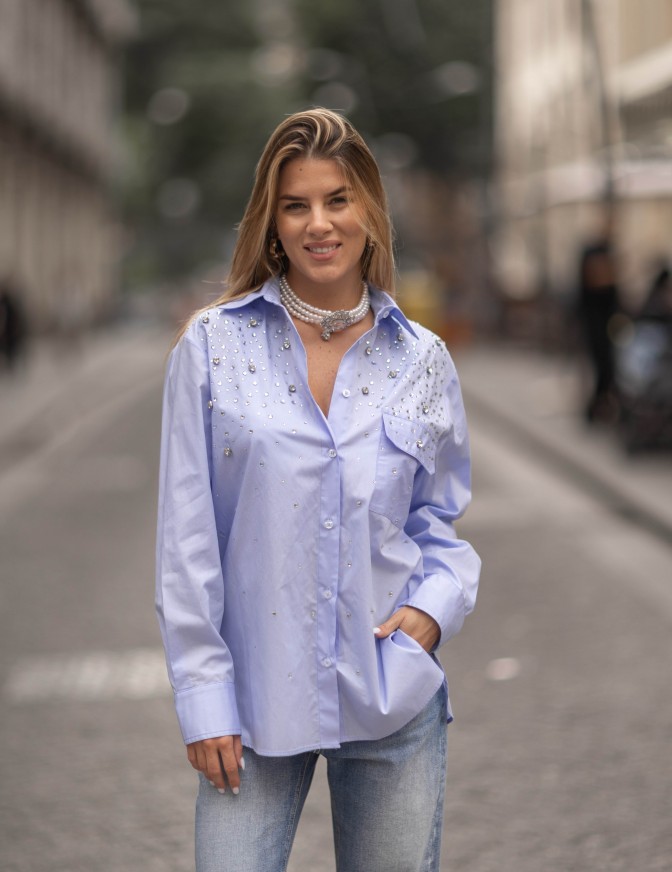 VICOLO CAMICIA  STRASS