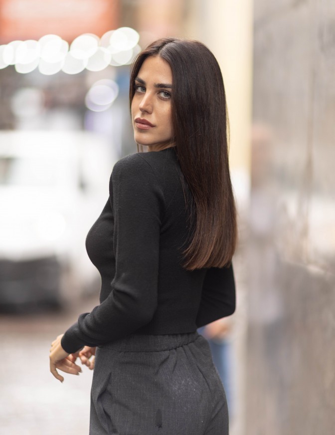 VICOLO MAGLIA  SLIM GIROCOLLO 