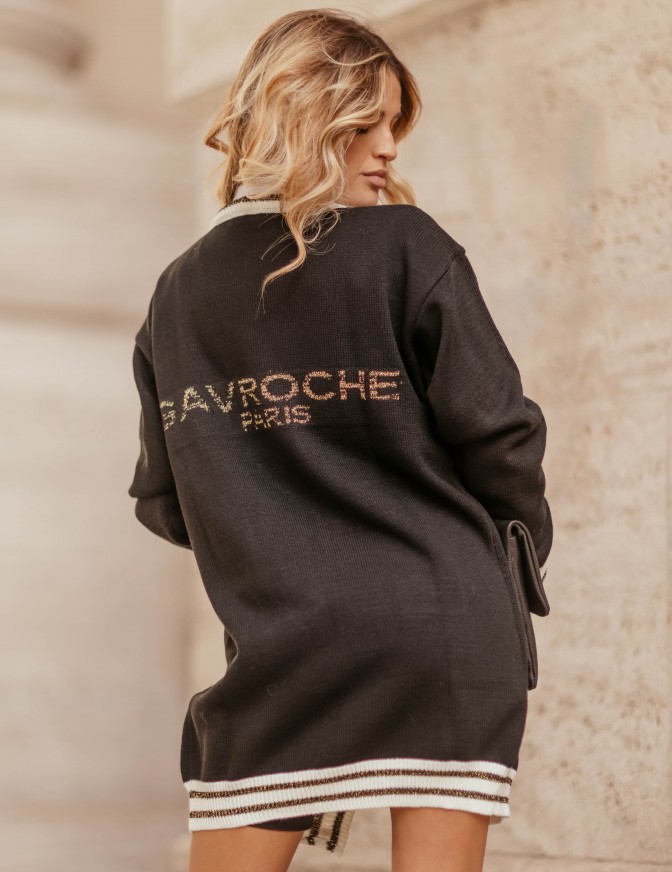 GAVROCHE CARDIGAN  BICOLOR