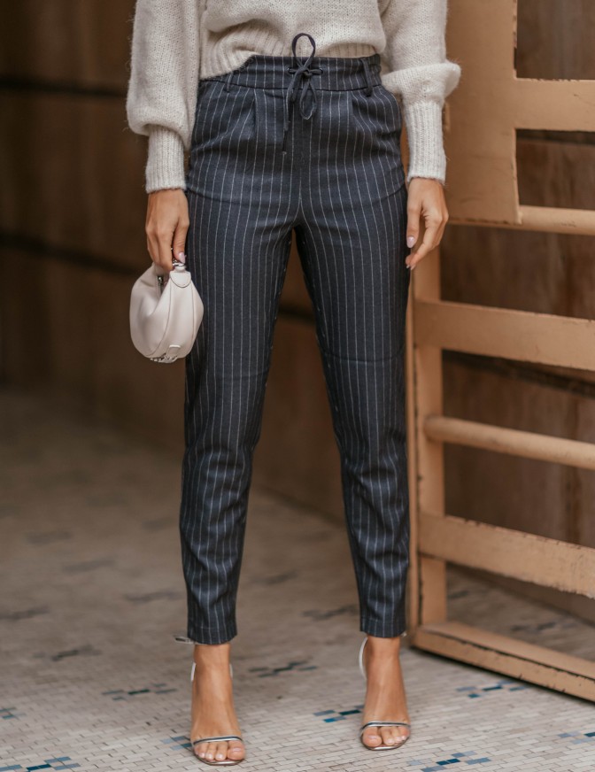 ONLY PANTALONI  RIGO LACCI
