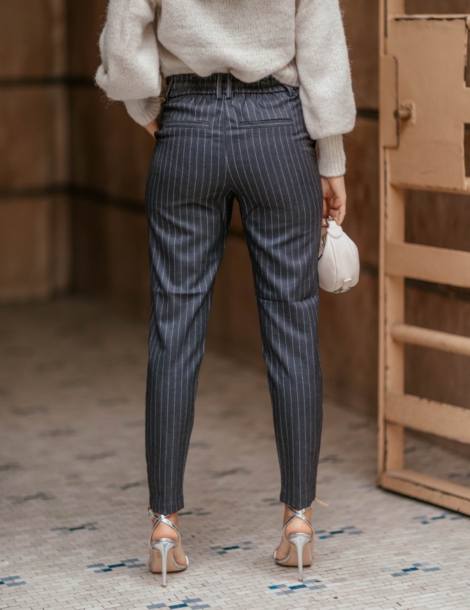 ONLY PANTALONI  RIGO LACCI