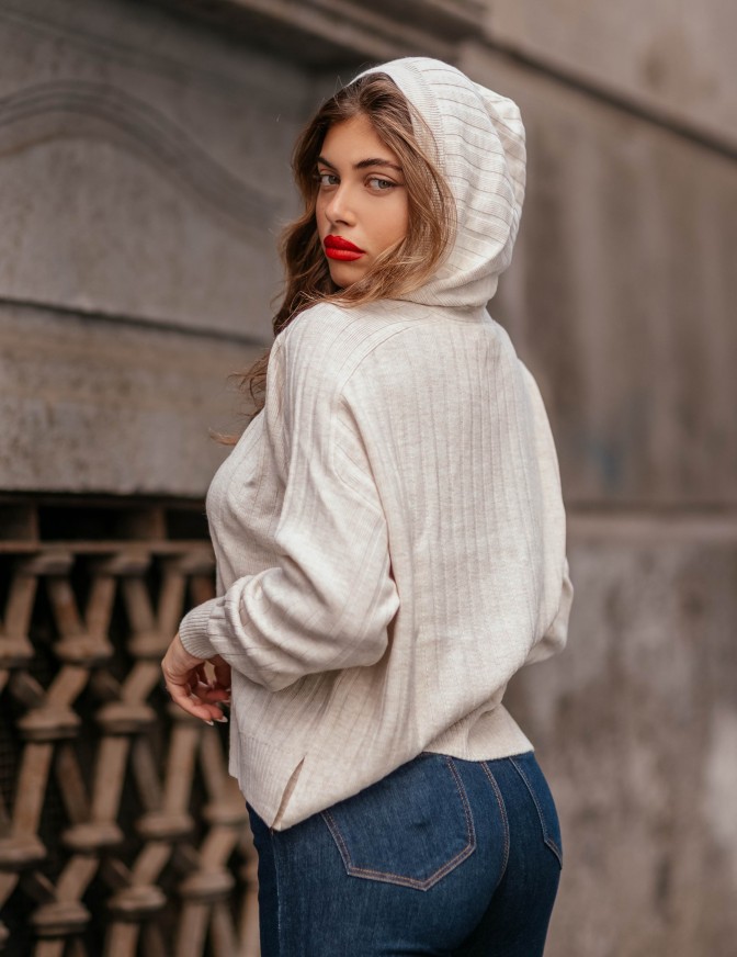 ONLY MAGLIA  CAPPUCCIO