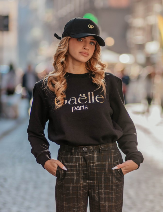 GAELLE FELPA  LOGO GOLD