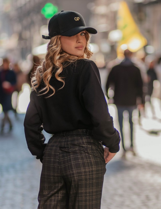 GAELLE FELPA  LOGO GOLD