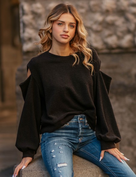 HAVEONE MAGLIA  OVER CUT OUT