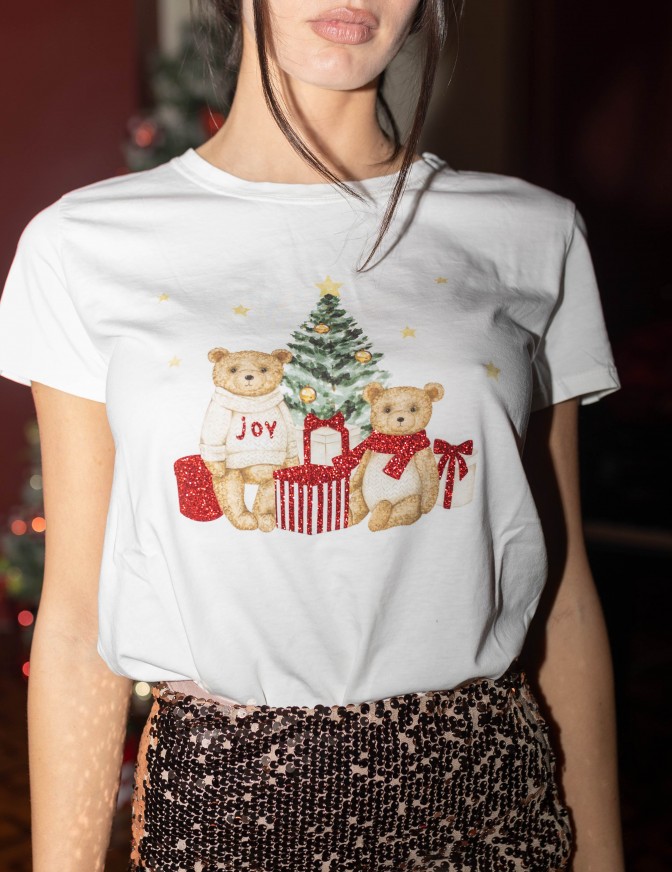 VICOLO TSHIRT  JOY XMAS