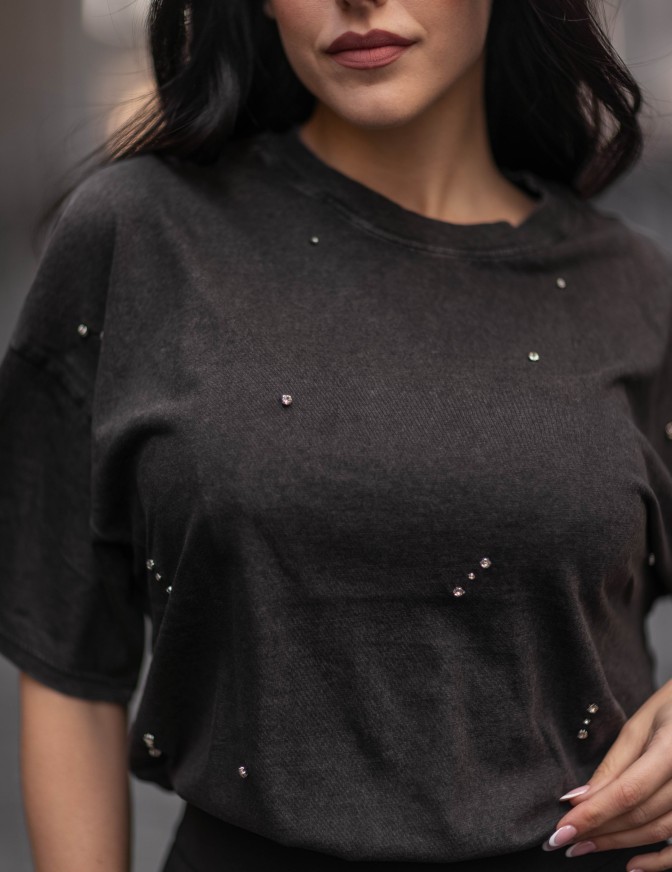 ONLY TSHIRT  MM STRASS