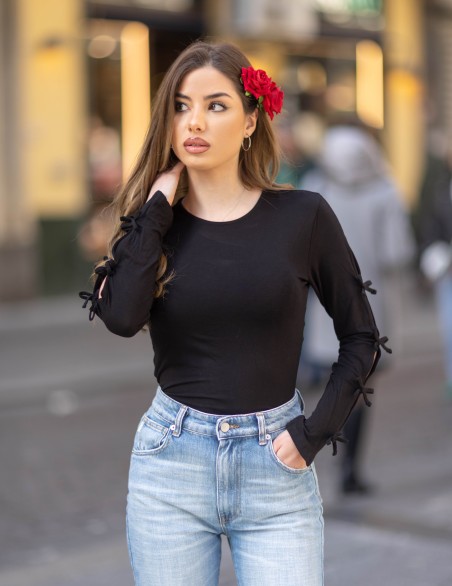 ONLY TSHIRT  ML FIOCCHETTI
