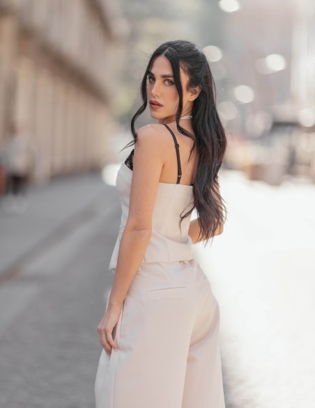 VICOLO TOP  BRETELLA PIZZO