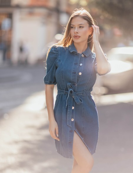 ONLY ABITO CORTO CAMICIA DENIM