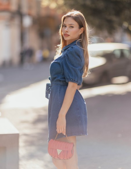 ONLY ABITO CORTO CAMICIA DENIM