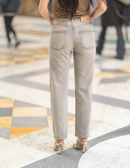 VICOLO JEANS  GREY ZOE