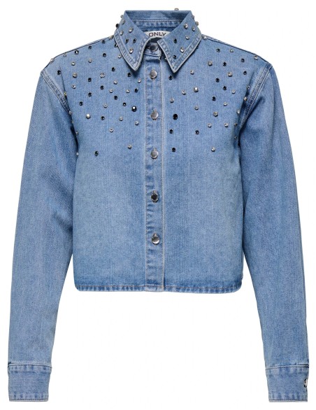 ONLY CAMICIA  DENIM TRASS