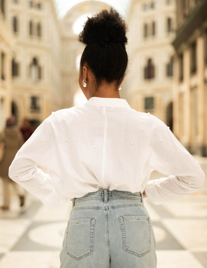 ONLY CAMICIA  PERLINE