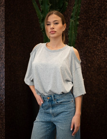 VICOLO TSHIRT  BUCO SPALLA