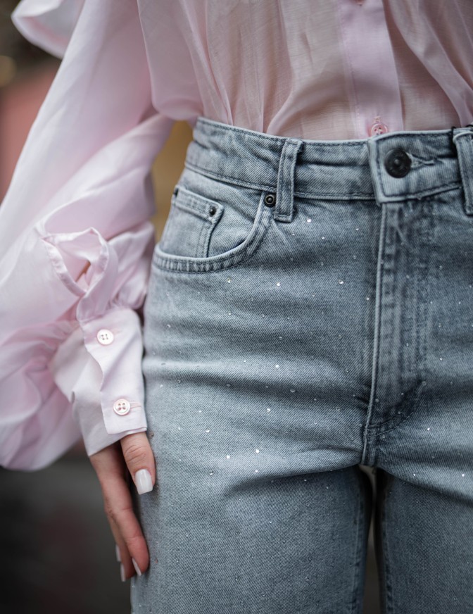 ONLY JEANS  MINI STRASS