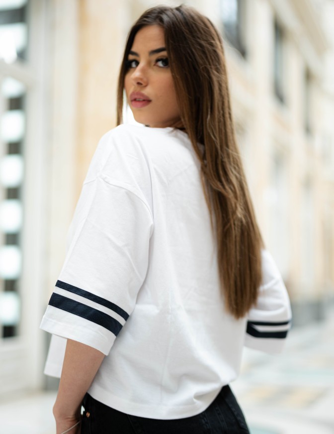 ONLY TSHIRT  CROP MM RIGA