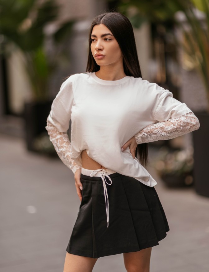 ONLY TSHIRT  ML PIZZO
