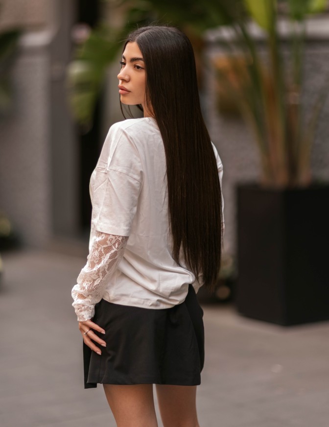 ONLY TSHIRT  ML PIZZO