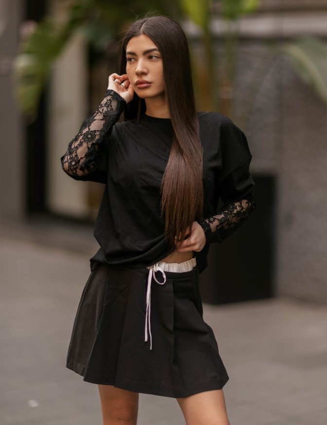 ONLY TSHIRT  ML PIZZO