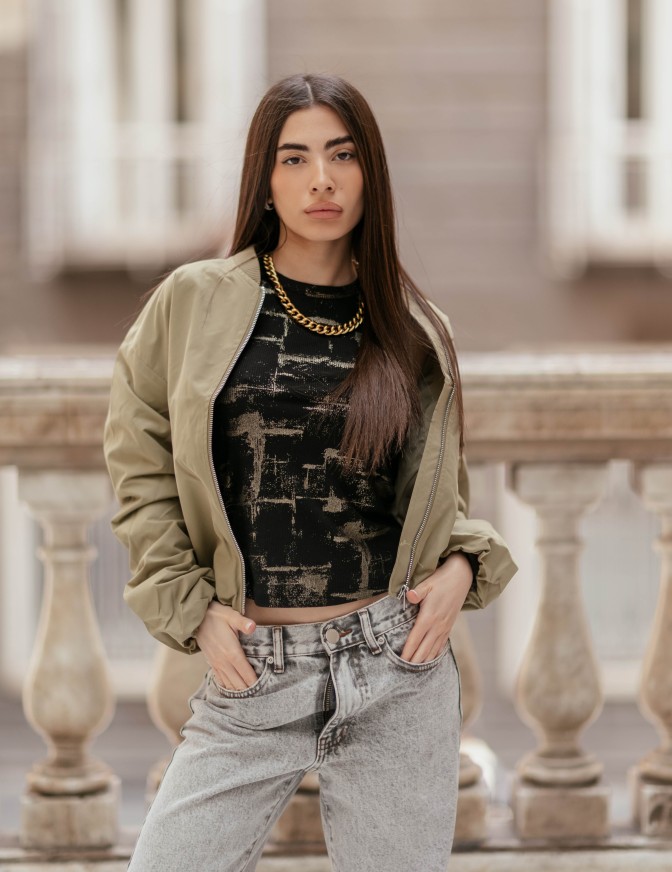 JJXX GIUBBOTTO  CROP BOMBER