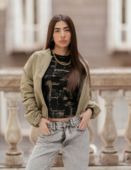 JJXX GIUBBOTTO  CROP BOMBER