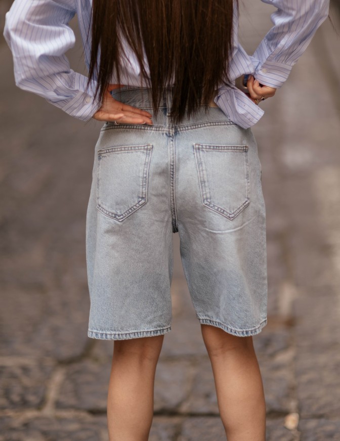 ONLY SHORT  STRASS DNM LONG