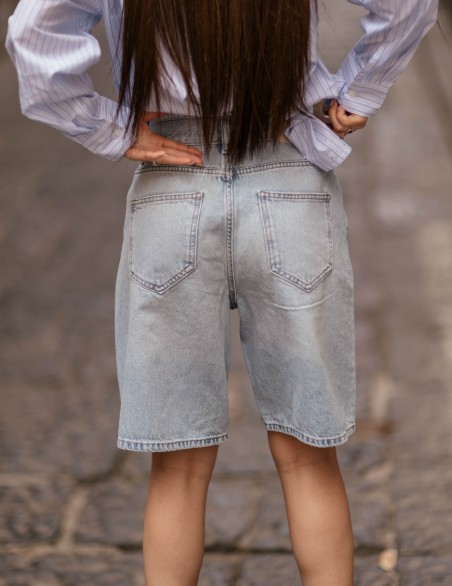 ONLY SHORT  STRASS DNM LONG