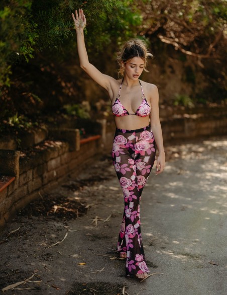 F**K PANTALONI  WILD ROSE