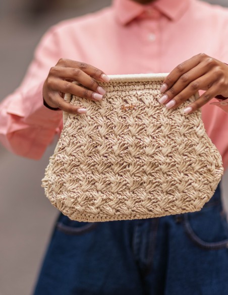F**K BORSA SMALL PAGLIA 