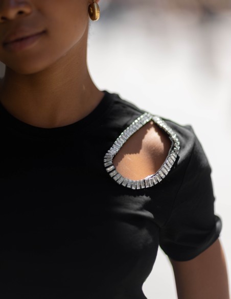ONLY TSHIRT  BUCO STRASS