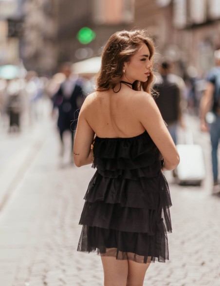 ONLY ABITO CORTO BALZE TULLE