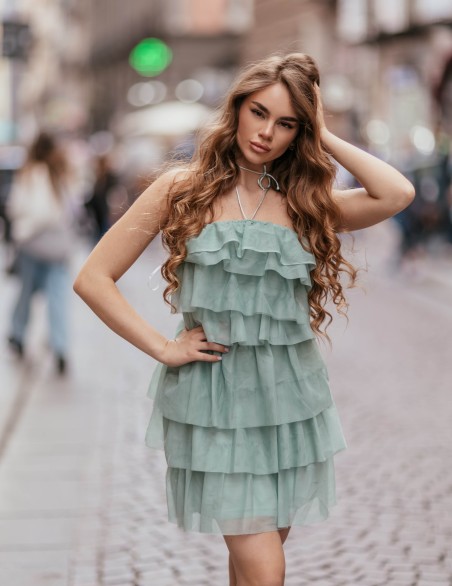 ONLY ABITO CORTO BALZE TULLE