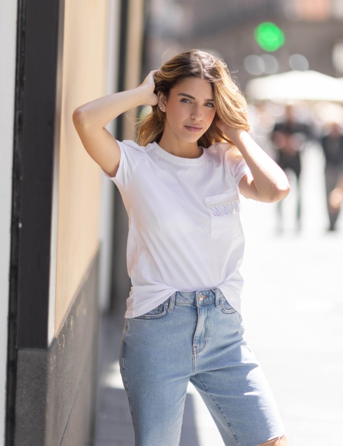 ONLY TSHIRT  TASCA PERLINE...